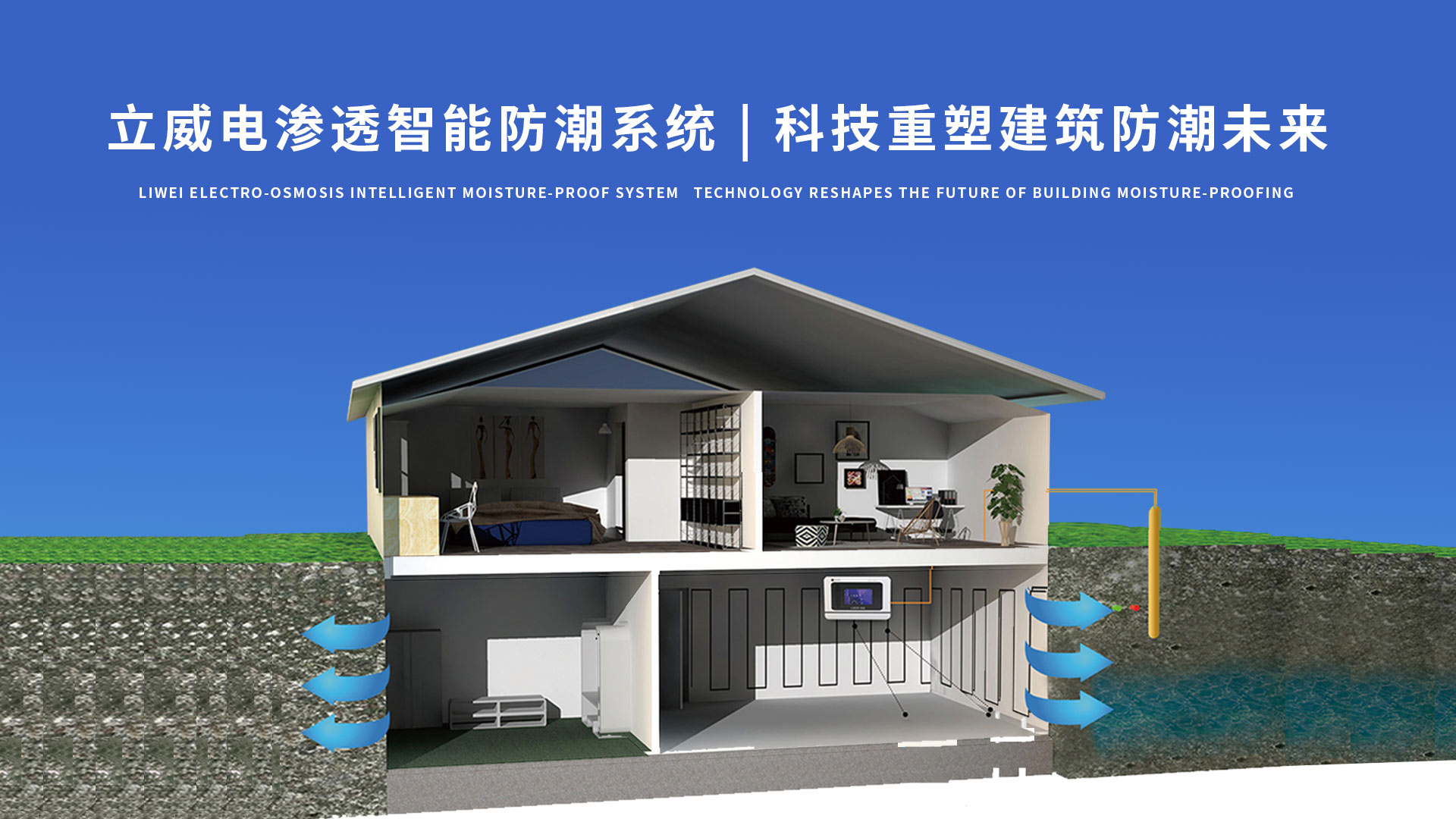 立威电渗透科技重塑建筑防潮未来